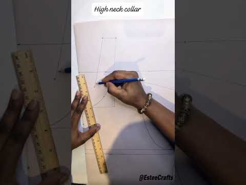 SIMPLE HIGH NECK COLLAR ‪@EsteeCrafts‬