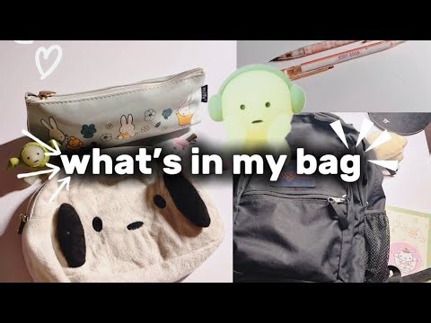 WHATS in my BAG as a FRESHMAN IN HIGH SCHOOL ݁ ˖Ი𐑼⋆