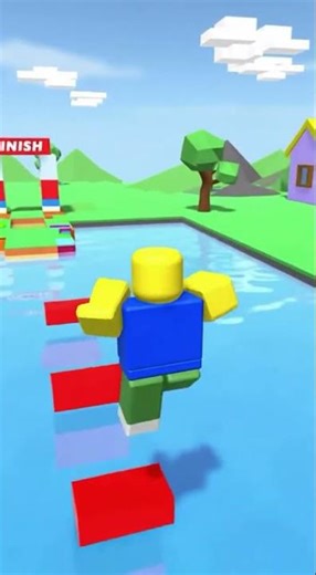 Noob Fails the Easiest Obby 😭🤣 Roblox Short