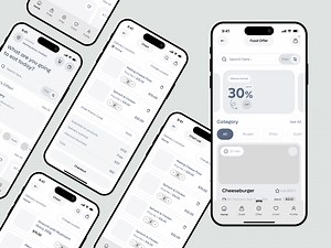 Hi-Fidelity Wireframes — Food Delivery App