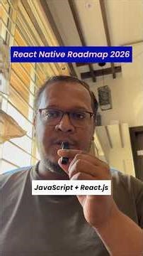 React Native Complete Roadmap 2026 | Beginner to Production Level | Hindi