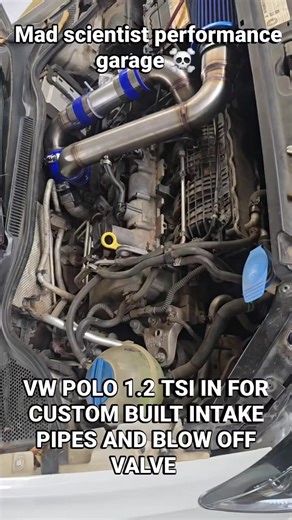 # Client's Vw polo 1.2 tsi came in for a custom built intake pipes and a blow off valve # Contact Us on 0718841071 to book your vehicle #Mad scientist performance garage!!!! # SERVICE'S THAT WE OFFER 🫴💯 # Mechanical work # Led lights upgrade and coding # Vehicle accessories and upgrades # sound system installation and upgrades # Skimming of brake discs # Leather interior upholstery # ECU and TCU software upgrade # Coilover installation and servicing of Coilovers # Air suspension installation a