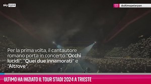 Ultimo ha iniziato il tour stadi 2024 a Trieste, la scaletta del concerto
