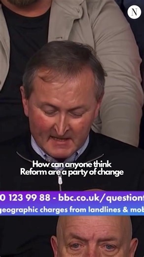 It's a fair point 👀 A BBC Question Time audience erupted in laughter last night when one member described Reform UK as 'a care home for old Tories' | The National Newspaper