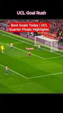 Barcelona vs Atletico Madrid | PSG vs Liverpool | Best Goals Today | UCL Quarter-Finals Highlights