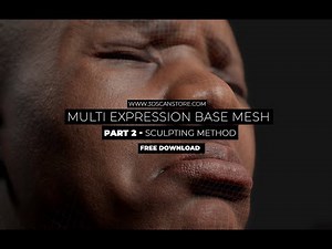 Multi Expression Base Mesh - Sculpting Method