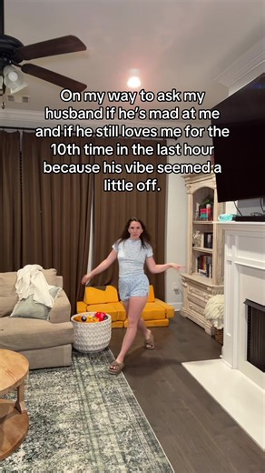 And by “his vibe seemed a little off” I mean he didn’t cup a feel when he walked by… even though I get annoyed when he does.😂 #marriagehumor #husbandwife