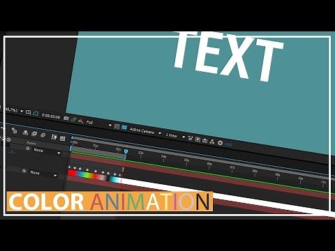 After Effects Tutorial - Color Animation With FILL