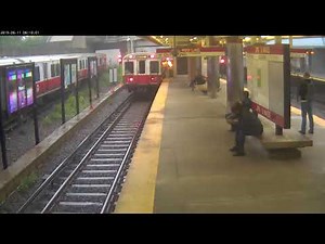 Raw Video: Footage Of The MBTA Red Line Derailment