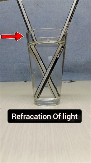Refracation of light. pencil Experiment !