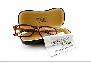 In Style Eyes Seymore Retro Bifocal Reading Glasses - Bifocal Readers for Women and Men, Non-progressive, Adaptive Spring Hinges - Clear Red, 2.0x