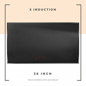 [Hot Item] 36 in Induction Hob Half Bridge 5 Zones