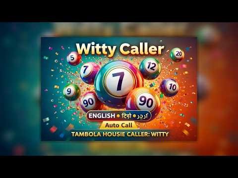 Play Tambola Housie with Witty Voice Callouts! (Hindi, English, Urdu)