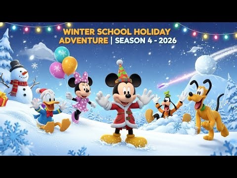 Mickey Mouse Winter School Holiday Adventure | 1.5 Hour Kids Fun Movie