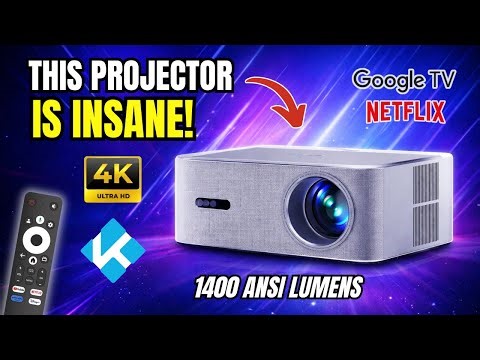 OSCAL PV800 Pro Review – This 1400 ANSI Google TV Projector Is SHOCKING!