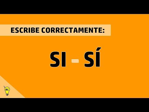 Diferencias entre: Si y sí. (Tutorial).