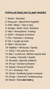 35K views · 215 reactions | Popular English Slang Words. | English Speaking | Facebook
