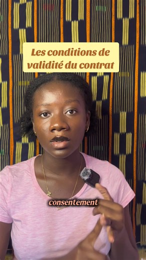 Épisode 21 | Les conditions de validité d’un contrat. #abidjan225🇨🇮 #droitcivil #droitdescontrats