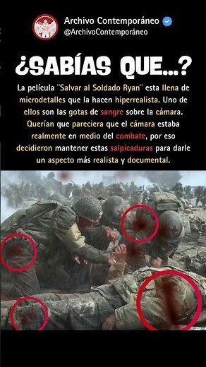 Los Detalles HIPERREALISTAS de la Película:Salvar al Soldado Ryan #historia #datoscuriosos #película