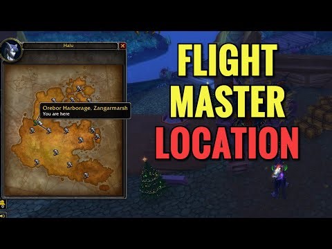 Orebor Harborage Flight Master Location (WoW TBC)
