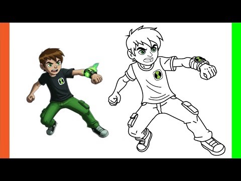 Ben 10 Drawing Easy Step by Step Sketch for Beginners