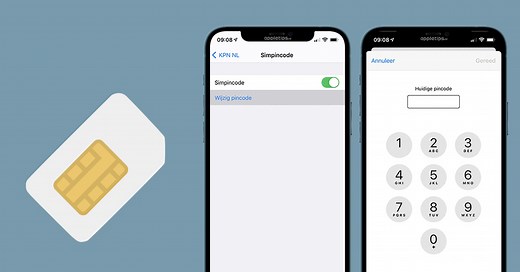 iPhone: De pincode van een simkaart wijzigen