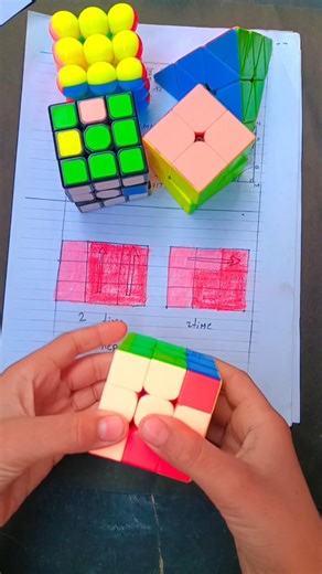 How to solve Rubik's cube with algorithm ❤️💥#youtube #shorts #viral #‪@KingofCubers‬