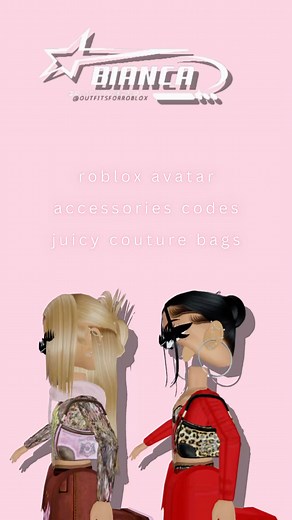 Roblox avatar juicy bag code/id #roblox #robloxavatar #robloxcodes #robloxoutfits #robloxoutfitcodes