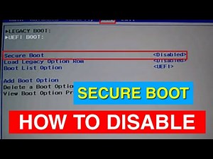 How to Fix Secure Boot option grayed out in BIOS, Disable Secure Boot UEFI Windows 7/10