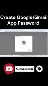 Create Gmail App Password 2026