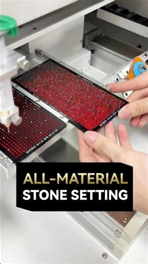 Jewelry Stone Setting Machine — Try Your Sample! #jewelrymaking