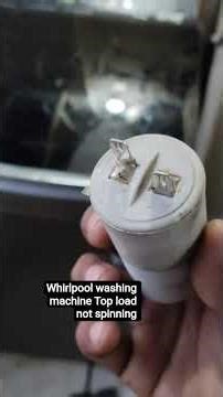 Whirlpool top load washing machine spin problem Capacitor week tha #whirlpool #repair #washing