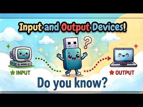 COMPUTER CLASS 💻: Input and Output Devices Of Computer | Computer Basics