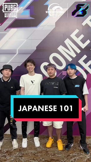 Japanese 101 with PMWI’23 AllStars Proplayers