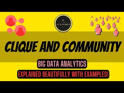 Clique and Community | Clique Percolation Method | Solved Example | Big Data Analytics | #bigdata
