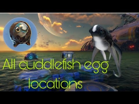All Cuddle fish egg locations (Subnautica)