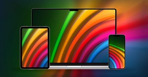 Apple Stage rainbow wallpaper: Download from Basic Apple Guy - 9to5Mac
