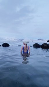20K views · 484 reactions | Epic combo: Hot spring and snow! ❄️️ Hvammsvík Hot Springs is located an hour's drive from Reykjavík and in a stunning fjord 朗 Enjoy the view from the hot pools and go for a cold plunge in the fjord 略 Ps. Taste the fish soup in the restaurant!  | Guide to Iceland | Facebook