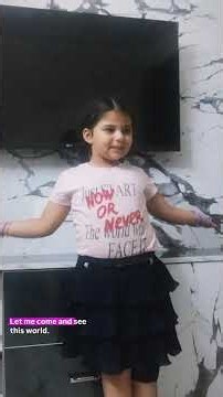 Save Girl Child Poem by Prashi | Beti Bachao Inspirational Kids Poem | Save Daughter