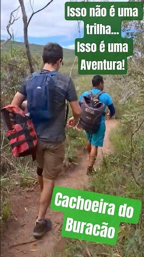 Trilha para a Cachoeira do Buracão na Chapada Diamantina - Bahia