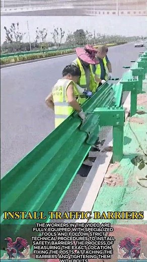 Road Barrier Installation || Safety Measures