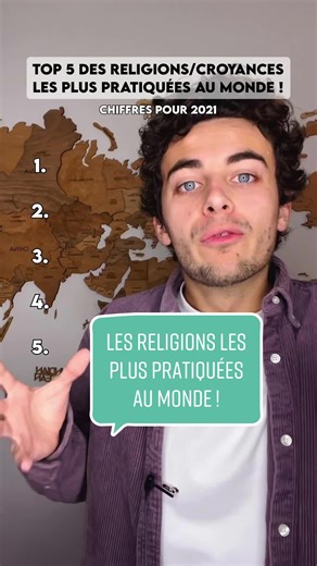 Les religions les plus pratiquées dans le monde
