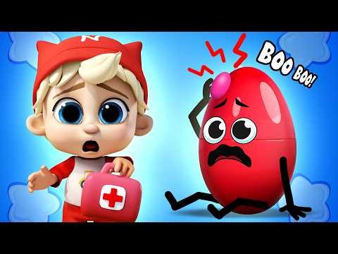 Boo Boo Song and Wheels on the Bus Song | Oopsie Niki!