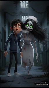 Ghost Nurse Prank – Safe Horror Short #shorts #cartoon #ai #horrorstories #hospital #loveghost