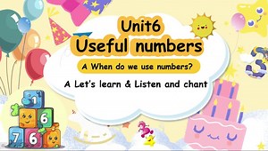 人教PEP版三上教学课件Unit 6 Useful numbers A Let's learn