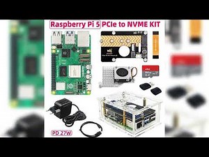 A must-have product! Original Raspberry Pi 5 PCIe to M.2 NVME SSD Kit 4 8 16GB RAM Active Cooler C