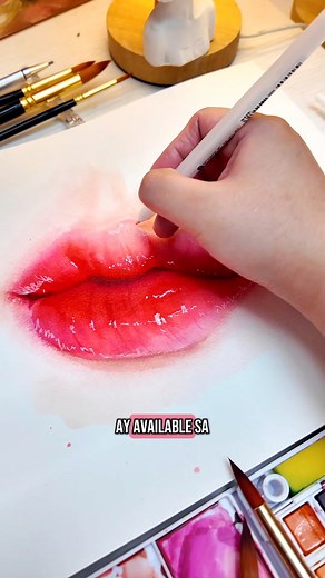 185K views · 5.9K reactions | Lips Painting Tutorial using Superior...