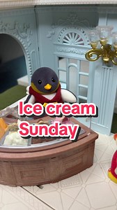 Ice Cream Sunday Sylvanian Families Funny Calico Critters