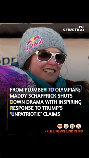 NewsTigo on Instagram: ""I'm proud to represent the U.S. and wear the American flag in such an internationally cohesive event, and do what I love while representing the U.S." The 31-year-old comeback queen has officially become the hero we didn’t know we needed at the 2026 Winter Olympics. Maddy’s journey from working as a professional plumber in Colorado back to the elite world of snowboarding is already the stuff of movie scripts, but it’s her latest statement that has the internet talking. Am