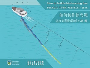 How to build a bird scaring line- PELAGIC TUNA VESSELS 如何制作惊鸟绳 远洋延绳钓渔船